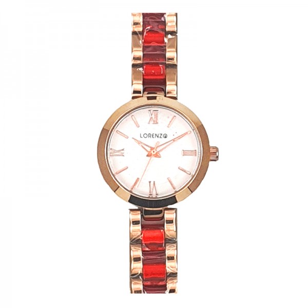 Lorenzo R-1082L RG 1-9 Rosegold Red